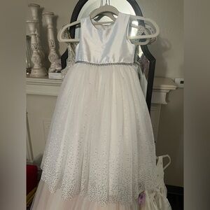 Elegant White Kids Dress